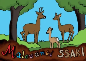 "Malowanki Ssaki Rodzinka"